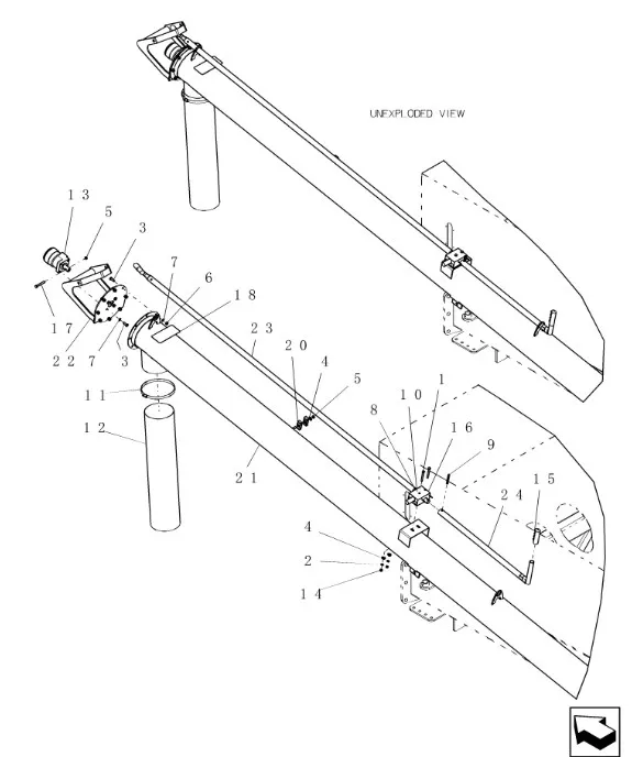 51200084 - Набор уплотнений мотора гидравл. ЕCap, Vari, 740/60, CR, CX8